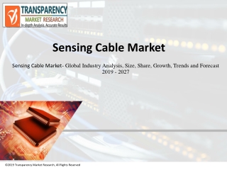 Sensing Cable Market Research, Trends, Growth, Forecast | 2019 - 2027