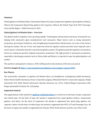 Ignition Coil Market Share