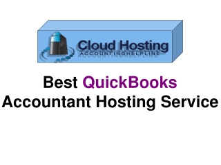 Best QuickBooks Accountant Hosting Services to promote business growth