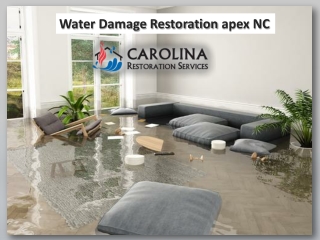Water Damage Restoration in Apex NC