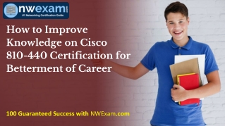 How to Improve Knowledge on Cisco 810-440 Certification for Betterment of Career