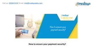 How to ensure your payment security?
