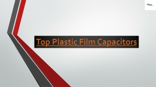 Top Plastic Film Capacitors