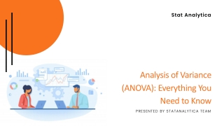 Analysis of variance (ANOVA) everything you need to know