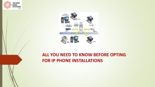 Various Benefits Of IP Phone Installation in Dubai