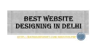 Best website designing in DELHI