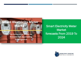 Smart Electricity Meter Market- Forecasts From 2019 To 2024