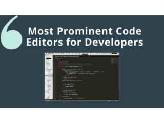 Most Popular Code Editors for Developers