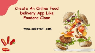 Create An Online Food Delivery App Like Foodora Clone