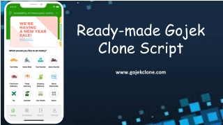 Ready-made Gojek Clone Script