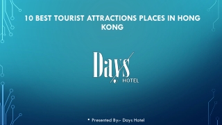 10 Best Tourist Attractions Places in Hong Kong