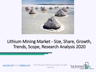 Lithium Mining Market 2020 Overview: Growth Strategies and Research Insights