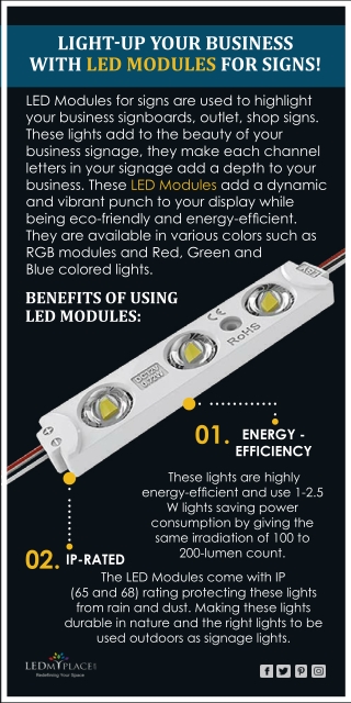 Best LED Modules From LEDMyplace