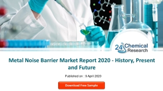 Metal Noise Barrier Market Report 2020 History, Present and Future