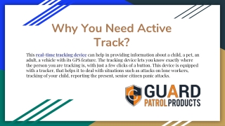 Why Choose Active Track For Real Time Monitoring?