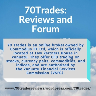 70trades is an online broker