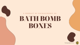 Custom Bath Bomb Boxes