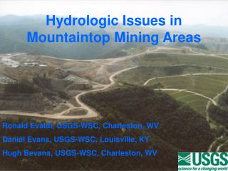 Hydrologic Issues in Mountaintop Mining Areas