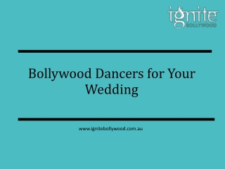 Bollywood Dancers for Your Wedding