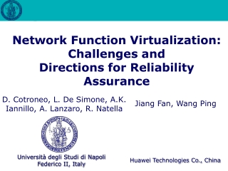 Network Function Virtualization: Challenges and Directions for Reliability Assurance