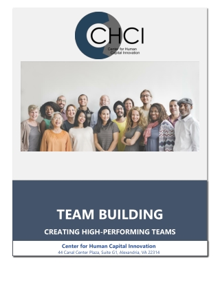 What is Team building and what is required to make a team high performing