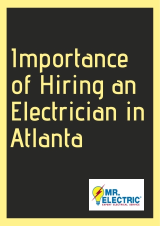 Electrician Atlanta