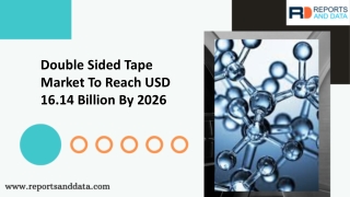 Double Sided Tape Market Emerging Growth Rate, Application, Market Share and Forecast to 2027