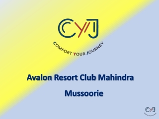 Conference Venue in Hill Stations | Avalon Resort Club Mahindra