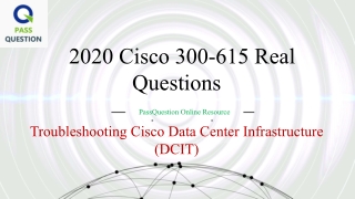 PassQuestion Cisco 300-615 DCIT Exam Questions