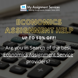 Economics assignment help by My Assignment Services