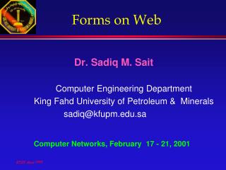 Forms on Web