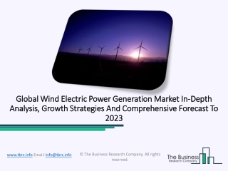 Wind Electric Power Generation Market: Value Chain, Dynamics