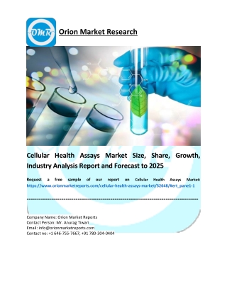 Cellular Health Assays Market