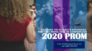 Affordable Party Bus Rental Near Me Company for 2020 Prom