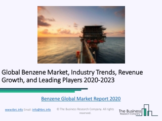 Global Benzene Market Report Trends, Growth and Revenue To 2023