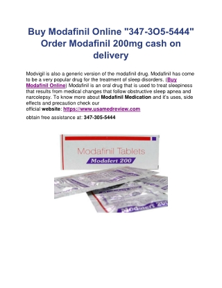 Buy Modafinil Online "347-3O5-5444" Order Modafinil 200mg cash on delivery