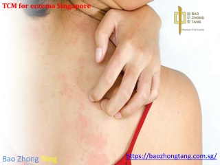 TCM for eczema Singapore