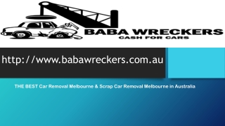 Scrap Car Removal Melbourne