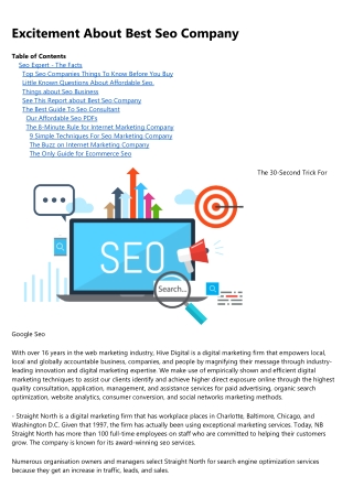 Search Engine Marketing - Truths