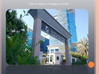 How to Start a Company in UAE