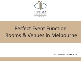 Perfect Event function rooms & venues in Melbourne