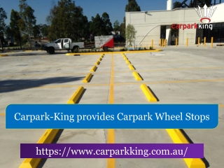 Carpark-King provides Carpark Wheel Stops