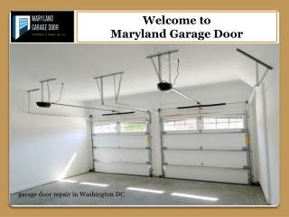 Affordable Garage Door Repair in Washington DC