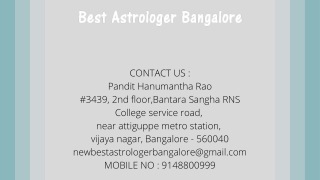 Best Astrologer in Bangalore | Famous Astrologer in Bangalore