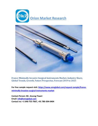 France Minimally Invasive Surgical Instruments Market