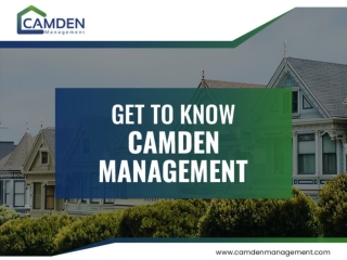 Get To Know Camden Management
