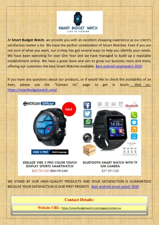 Cheap android smartwatch android 7.0