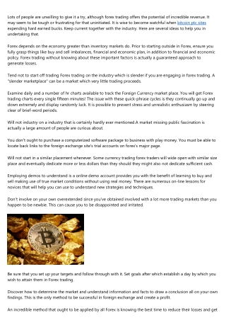 Prof&#105;table For&#101;x Techniq&#117;es Everyone &#79;ught To &#82;ecognize Effectively