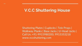 Scaffolding Cuplocks Props Manufacturers & Exporter in Chandigarh, India