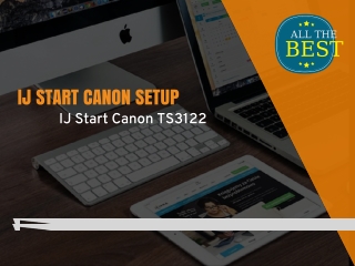 IJ Start Canon TS3122 Wireless Setup